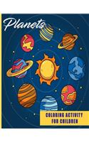 Planets Coloring Activity For Children
