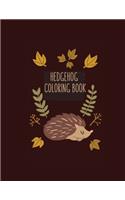 Hedgehog Coloring Book