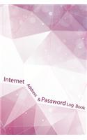 Internet Address & Password Log Book