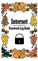 Internet Password Log Book