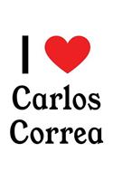 I Love Carlos Correa: Carlos Correa Designer Notebook