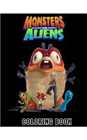 Monsters Vs Aliens Coloring Book