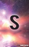 S Bullet Journal: Letter S Initial in Space Bullet Journal - 120 Pages - Galaxy Fantasy Dot Grid Journal(1 S Monogram Gifts)