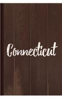 Connecticut Journal Notebook: Blank Lined Ruled for Writing 6x9 120 Pages