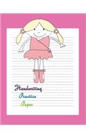 Manuscript Handwriting Practice Paper With Dotted Lines For Students K-3 8.5