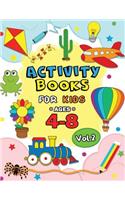 Activity books for kids ages 4-8 Vol,2