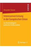 Interessenvertretung in Der Europäischen Union