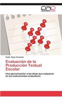 Evaluacion de La Produccion Textual Escolar