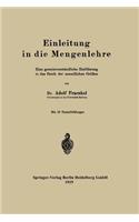 Einleitung in Die Mengenlehre: Eine Gemeinverständliche Einführung in Das Reich Der Unendlichen Größen