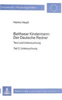 Balthasar Kindermann: Der Deutsche Redner