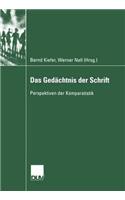 Das Gedächtnis Der Schrift