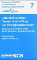 Unternehmerisches Denken in Verwaltung Und Versorgungsbetrieben