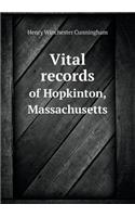 Vital Records of Hopkinton, Massachusetts: (English)