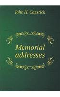 Memorial addresses: (English)