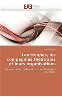 Les Troupes, Les Compagnies Théâtrales Et Leurs Organisations