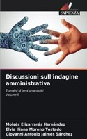 Discussioni sull'indagine amministrativa