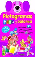 Pictogramas - Pega y colorea (4 titulos)