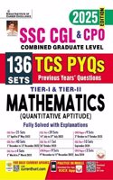 SSC CGL & CPO Tier 1 & Tier 2 Mathematics TCS PYQs 136 Sets 2025 Edition (English Medium) (5234)