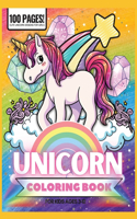 Unicorn Coloring Book, 100 Pages