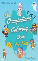 Occupations Coloring Book For Kids