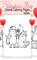 Valentine's Day Animal Coloring Pages For Kids