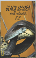 Black Mamba Wall Calendar 2021: BLACK MAMBA WALL CALENDAR 2021 8.5x8.5 FINISH GLOSSY