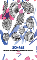 Malbücher für Erwachsene für Marker und Bleistifte - Mandala - Tiere - Schale