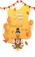 Thanksgiving Coloring Book For Kids