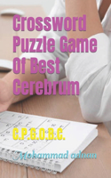 Crossword Puzzle Game Of Best Cerebrum: C.P.G.O.B.C.