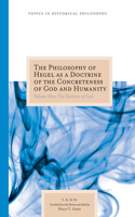 Philosophy of Hegel as a Doctrine of the Concreteness of God and Humanity