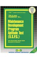 Maintenance Development Program Aptitude Test