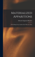 Materialized Apparitions: If Not Beings From Another Life, What are They