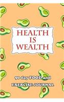 90 Day Food and Exercise Journal