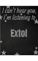 I can't hear you, I'm listening to Extol creative writing lined notebook