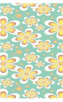 Yellow Flower Notebook: A simple 8 x 10 lined notebook with pretty yellow flowers on its cover.