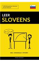 Leer Sloveens - Snel / Gemakkelijk / Efficiënt: 2000 Belangrijkste Woorden