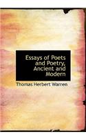 Essays of Poets and Poetry, Ancient and Modern