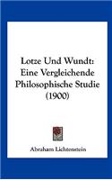 Lotze Und Wundt