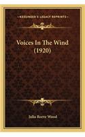Voices In The Wind (1920)