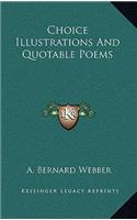Choice Illustrations and Quotable Poems