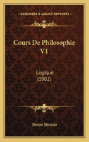 Cours De Philosophie V1: Logique (1902)(French)