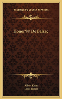 Honoré De Balzac