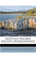 Scottish Record Society. [publications] Volume 20