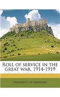 Roll of Service in the Great War, 1914-1919