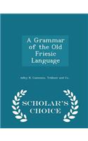 A Grammar of the Old Friesic Language - Scholar's Choice Edition