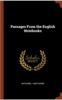 Passages From the English Notebooks