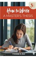 How to Write a Master&#8242;s Thesis