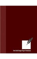 Dot Grid Graph Paper Notebook: 1/6 Rule, 100 Pages(English)