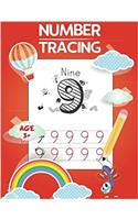 Number Tracing: Number Tracing Practice & Handwriting Practice: Volume 5 (Tracing Letter for Kids)