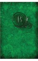 Monogram B Any Day Planner Notebook